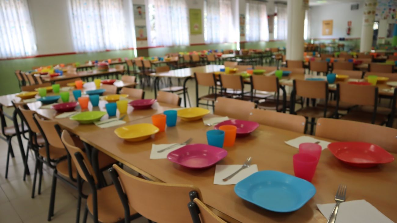 La Comunidad de Madrid ya tramita las becas comedor para todos los solicitantes