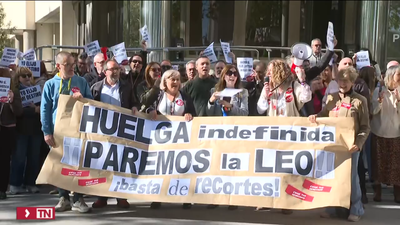 Los funcionarios en huelga mantienen el pulso antes de reunirse con Justicia