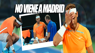 Nadal confirma que no podrá jugar en el Mutua Madrid Open