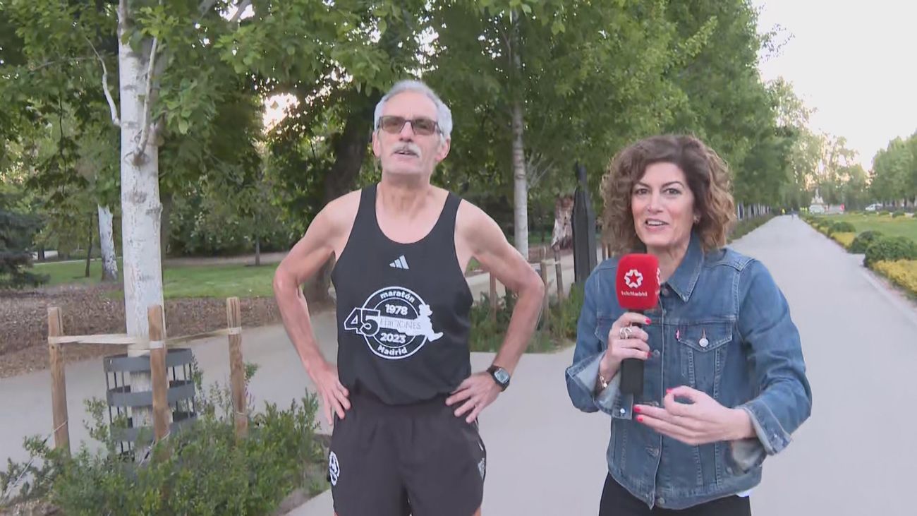 Maratón de Madrid "es un trabajo de corazón y mente": Antonio, de 67 años, no se ha perdido ninguna