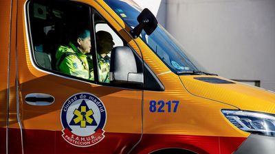 Un motorista sufre semiamputación de un dedo de su mano derecha por una colisión en la M-30