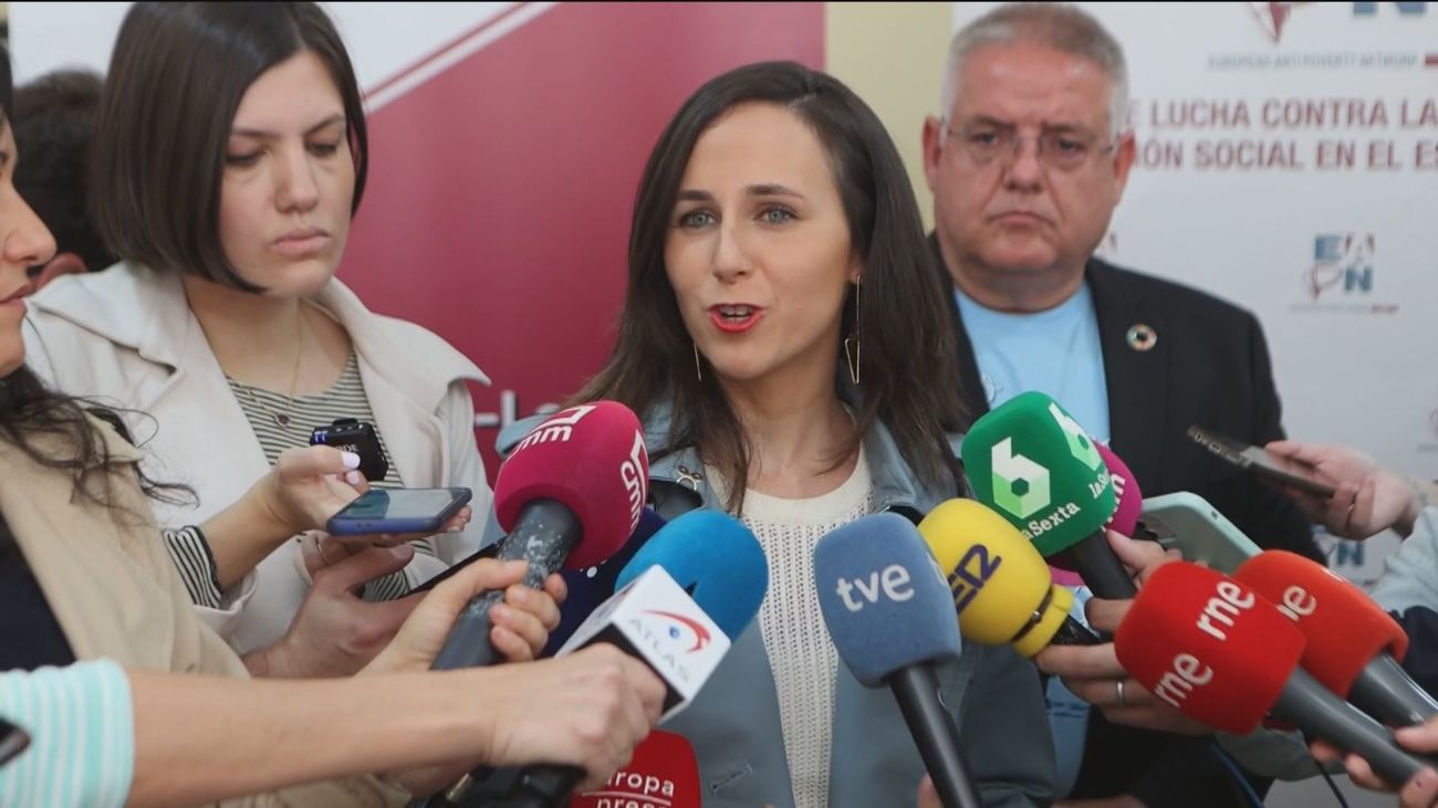 Belarra acusa al PSOE de no cuidar la coalición tras pactar retrocesos en los derechos para las mujeres