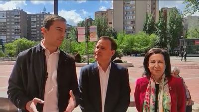 Lobato defiende su "proyecto claro" frente a la "crispación permanente" de Ayuso