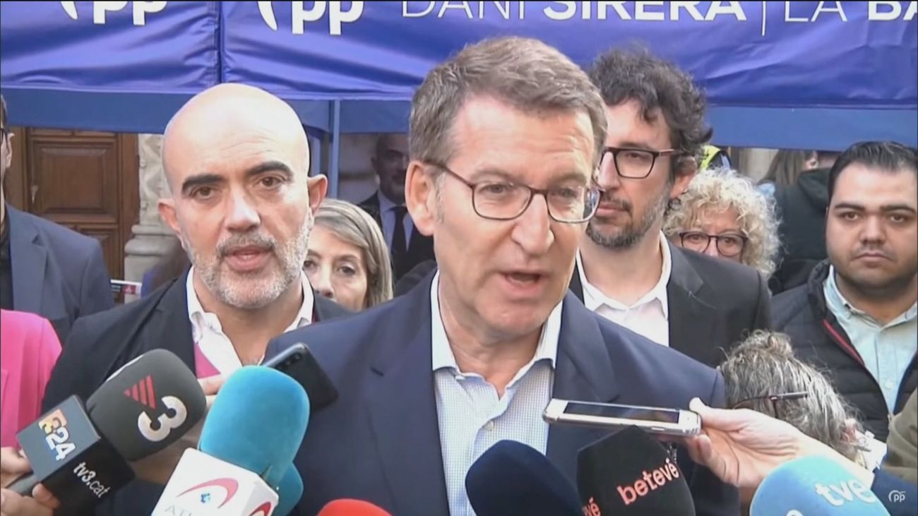 Feijóo destaca el "espíritu de remontada constitucionalista en Cataluña"