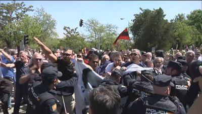 Tensión en el cementerio de San Isidro en el traslado de los restos de Primo de Rivera