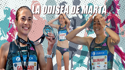 Épico tercer puesto de Marta Galymany en el Maratón de Madrid