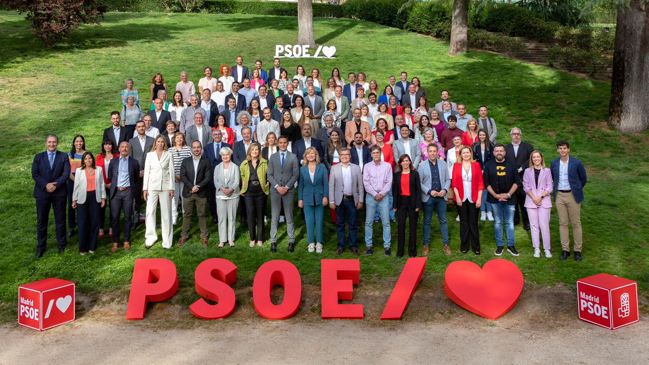 Foto de candidatura del PSOE-M a la Asamblea de Madrid