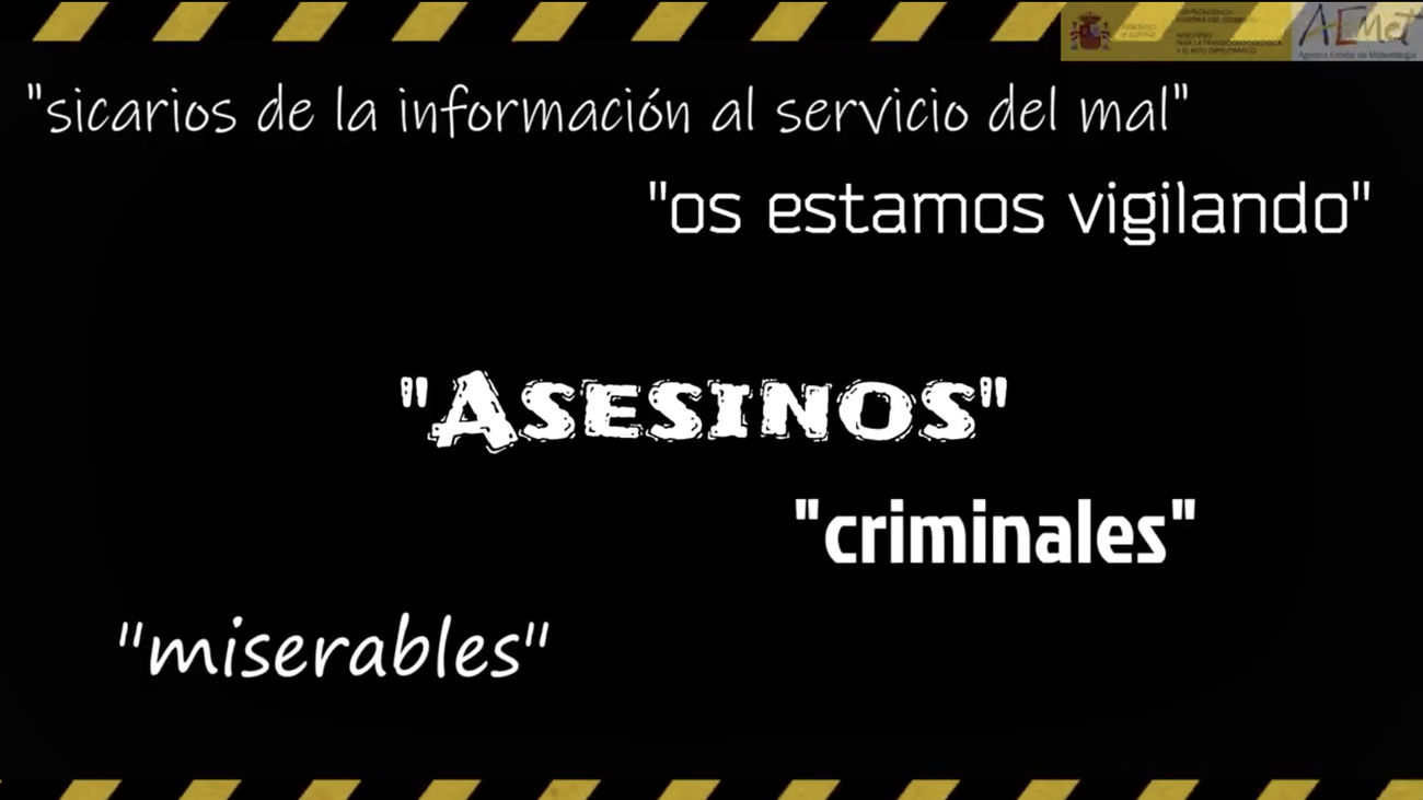 La Aemet denuncia los insultos y amenazas que reciben de negacionistas del cambio climático en redes