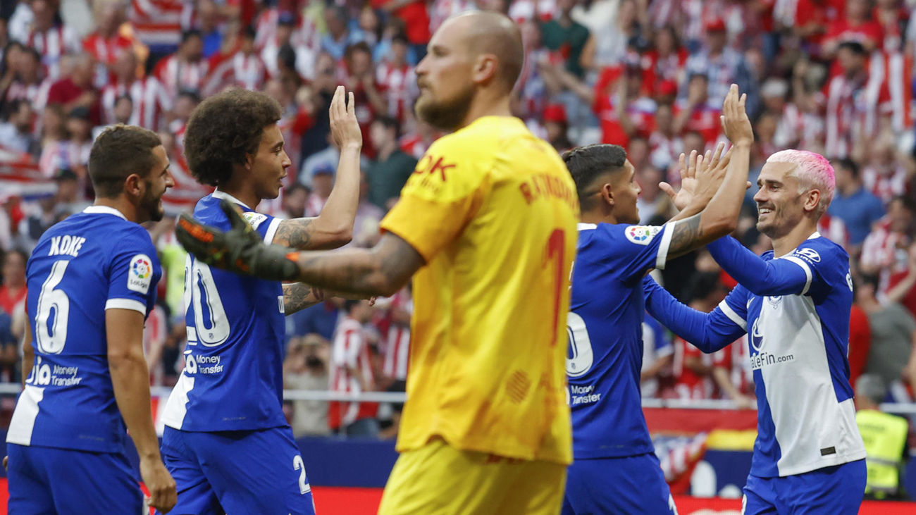 El Atlético de Madrid celebra sus 120 años con una remontada ante el Mallorca por 3-1