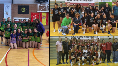 Las fases finales de 3ª División de voleibol eligen campeones