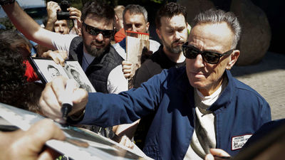 Baño de masas de Bruce Springsteen en Barcelona