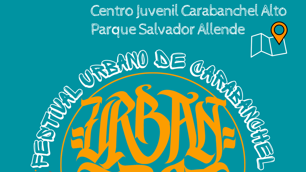 Cartel del Festival Urbano de Carabanchel