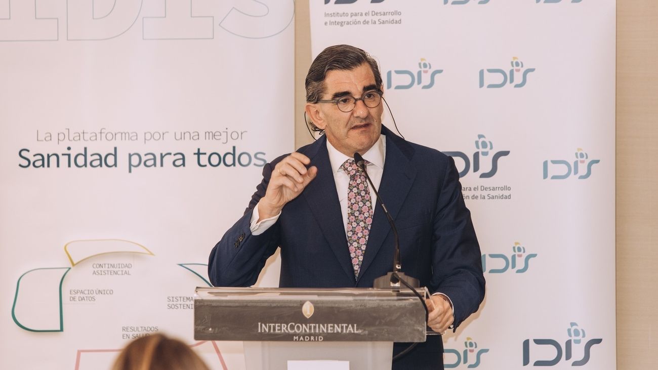 El presidente del Instituto para el Desarrollo e Integración de la Sanidad, Juan Abarca
