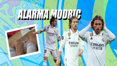 Modric, lesionado, sin final de Copa e ida de Champions en el aire