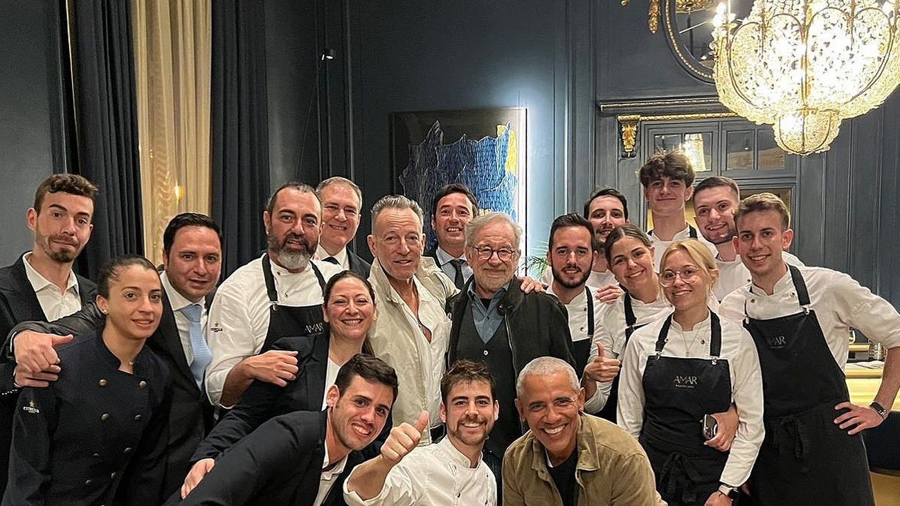 Born to run... Arranca en Barcelona la gira de Springsteen, con Obama y Spielberg