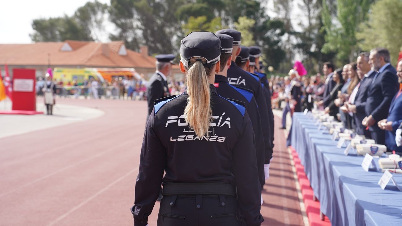 Graduación de los nuevos policías locales de Leganés
