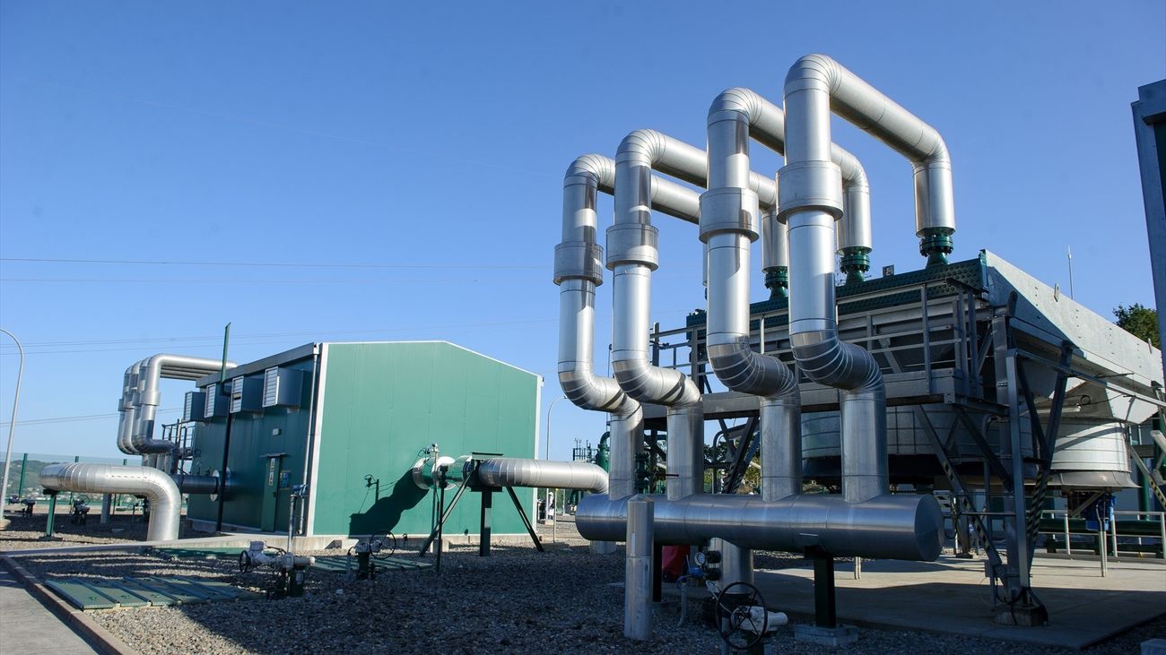 Instalaciones y conductos de la Estación de Compresión de Enagás