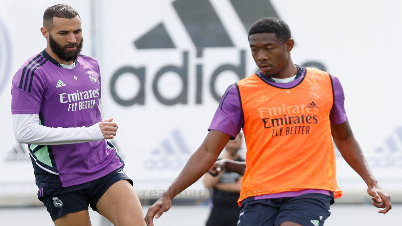 El Real Madrid prepara la final de Copa con Alaba y Benzema; Modric es duda