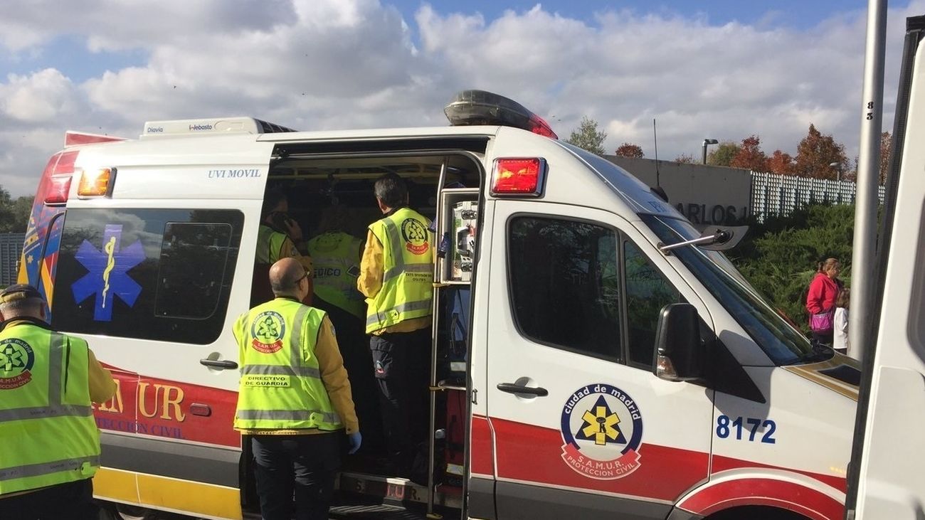 Ambulancia del SAMUR Protección Civil