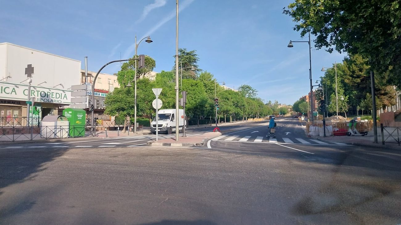Alcobendas reabre al tráfico un acceso principal cerrado desde enero