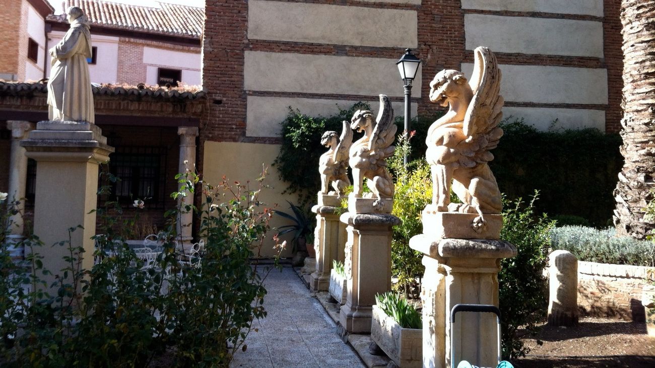 Uno de los jardines ocultos de Alcalá de Henares