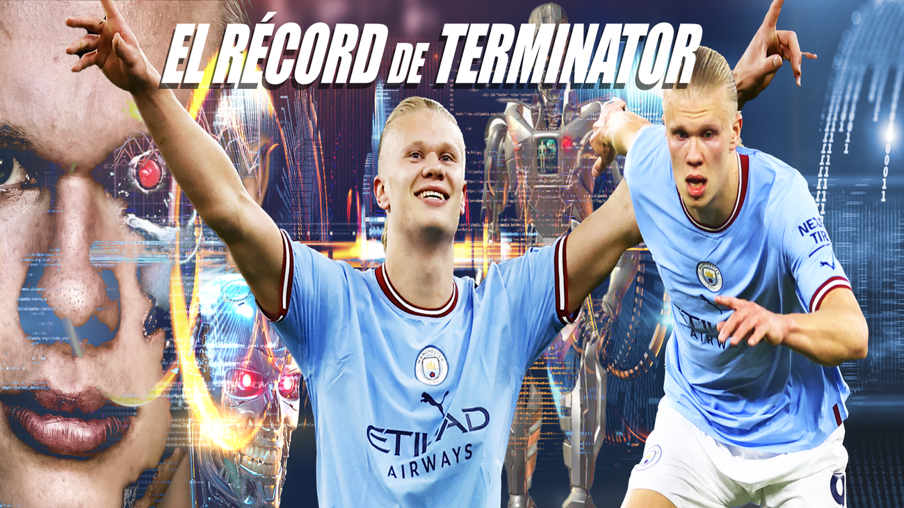 Haaland rompe el récord goleador de la Premier League