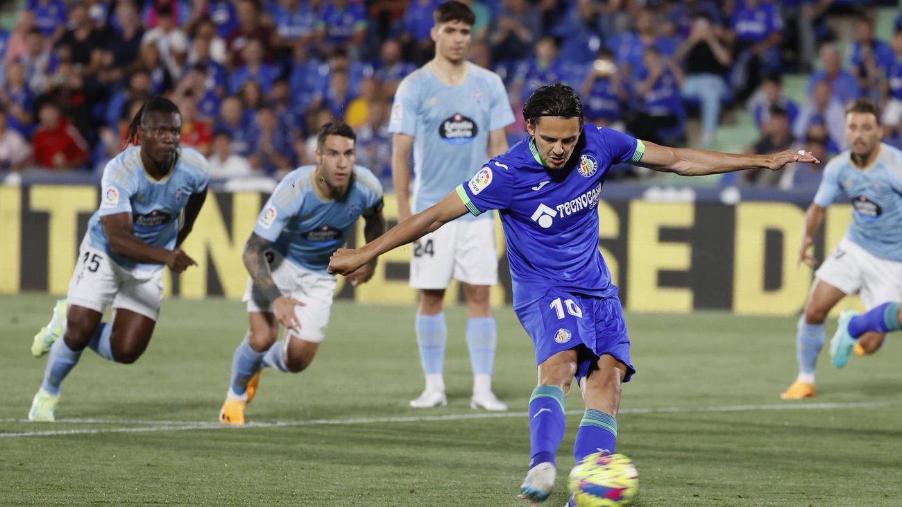 El Getafe vuelve a ganar con Bordalás tras derrotar 1-0 al Celta