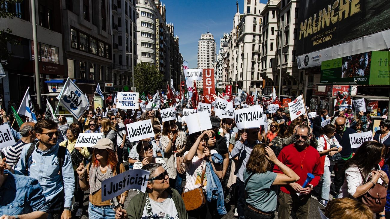 Estos son los días en que los funcionarios de Justicia harán huelga de 24 horas