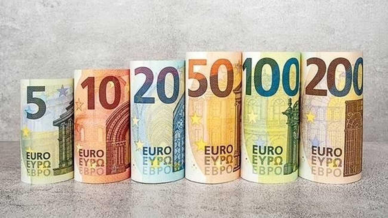 Billetes en euros de la serie Europa