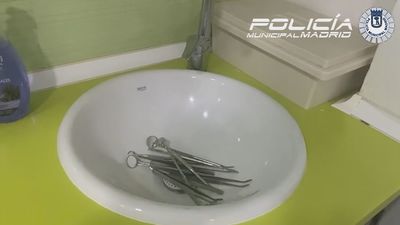 Desmantelada una clínica dental pirata en Usera