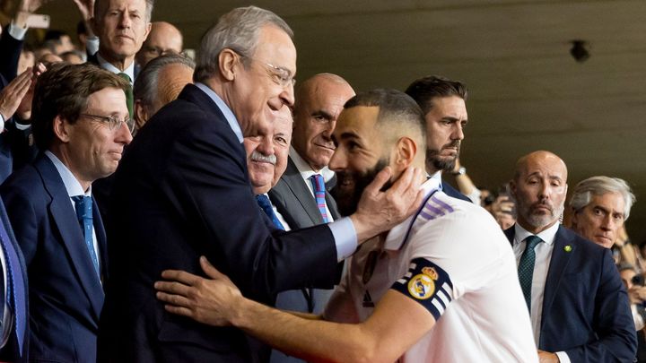 Florentino Pérez y Benzema / REAL MADRID