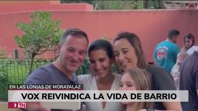 Vox reivindica la vida de barrio