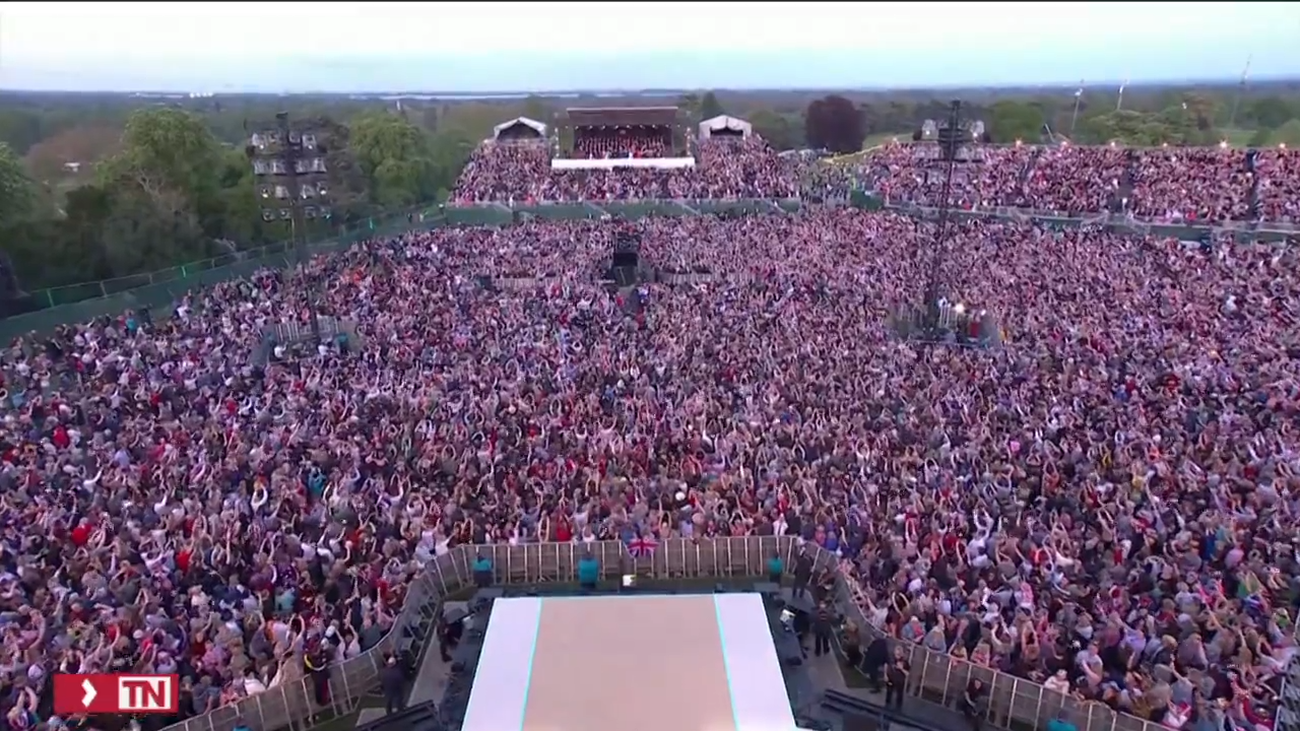 El Príncipe Guillermo muestra su orgullo por el rey Carlos III en el concierto pop de la coronación