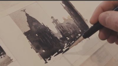 Madrid en acuarelas, en el Real Jardín Botánico