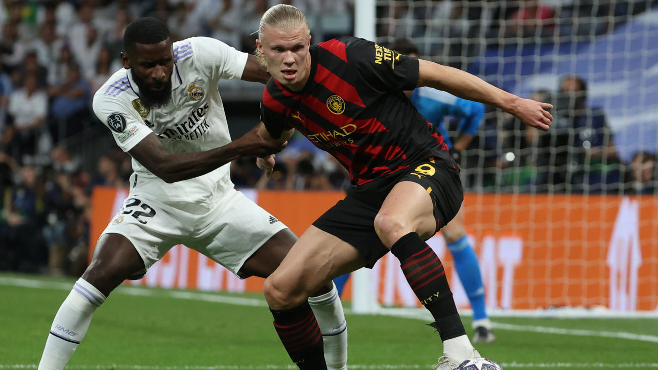 Rüdiger regresa directo al once contra el City y Haaland, suplente