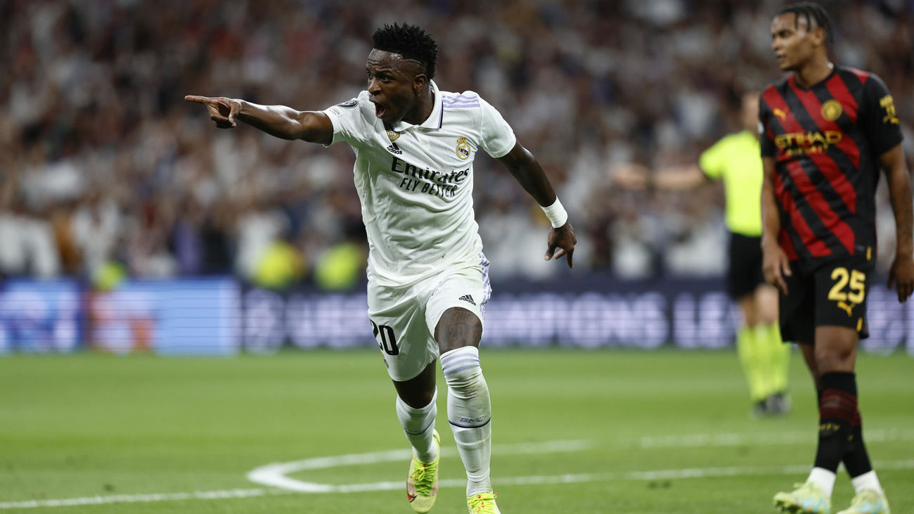 Vinicius ante el Manchester City