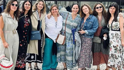 La despedida de soltera de Tamara Falcó: Un viaje a Portugal con amigas y en muletas