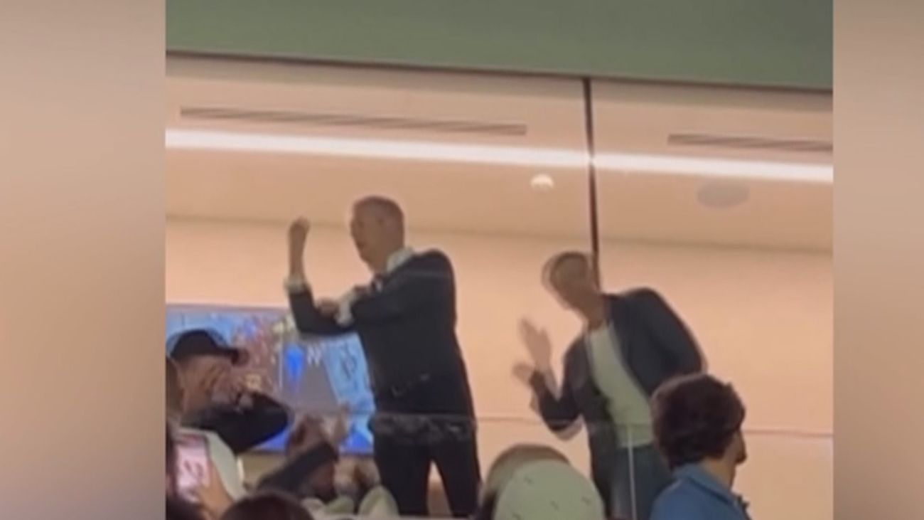 El padre de Haaland sí que dio espectáculo