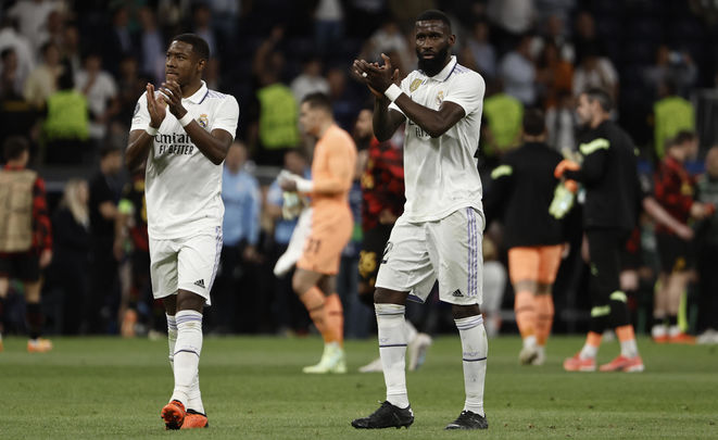 Alaba y Rudiger / EFE