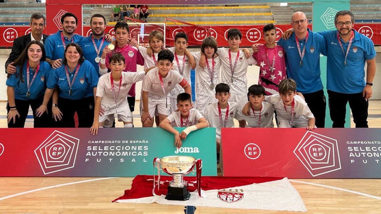 Madrid, subcampeón de España alevín de fútbol sala