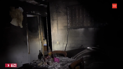 Asistidas once personas por inhalación de humo en el incendio de una vivienda en Getafe