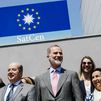 Felipe VI visita el Centro de Satélites de la UE en la base de Torrejón de Ardoz