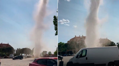 Otro 'Mini tornado' pasa por Madrid... ahora en Boadilla del Monte