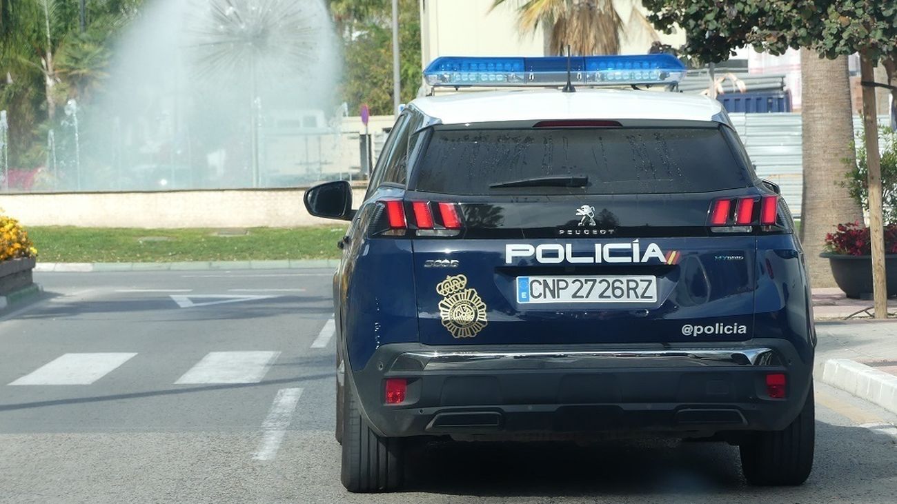 Coche de Policía Nacional en Málaga