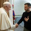 El papa y Zelenski conversaron 40 minutos en el Vaticano