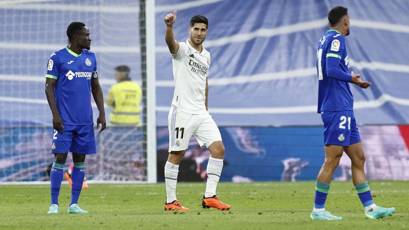 Marco Asensio ante el Getafe