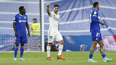 Asensio da la victoria al Real Madrid por 1-0  y el Getafe seguirá en descenso