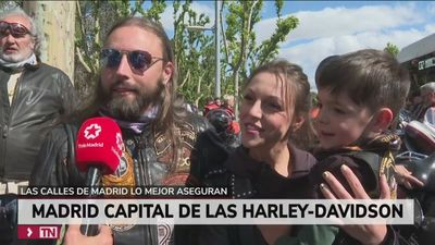 Madrid, capital de las  Harley-Davidson