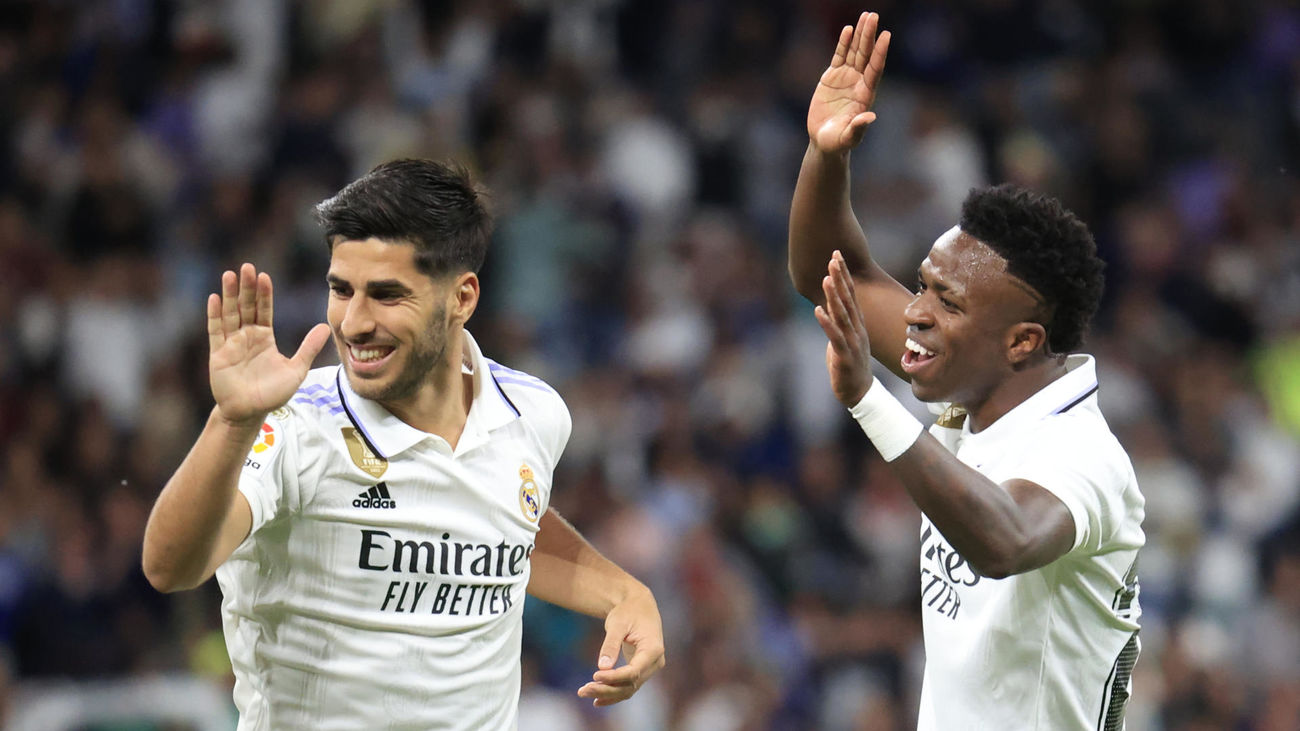 Marco Asensio y Vinicius