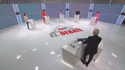 Los momentos clave del debate a 5 en Telemadrid